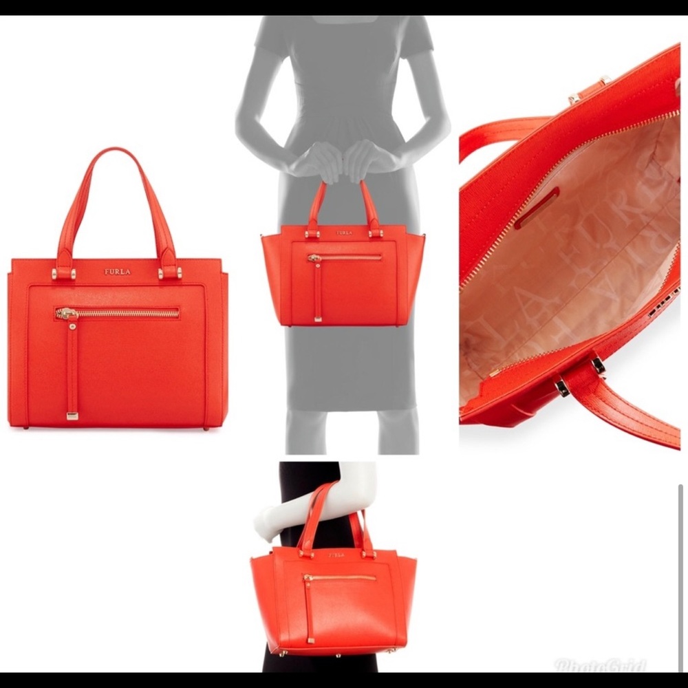 Orange Furla purse - Picture 11 of 11